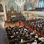 The Elora Singers - William Byrd concert - November 2023 - view from the balcony